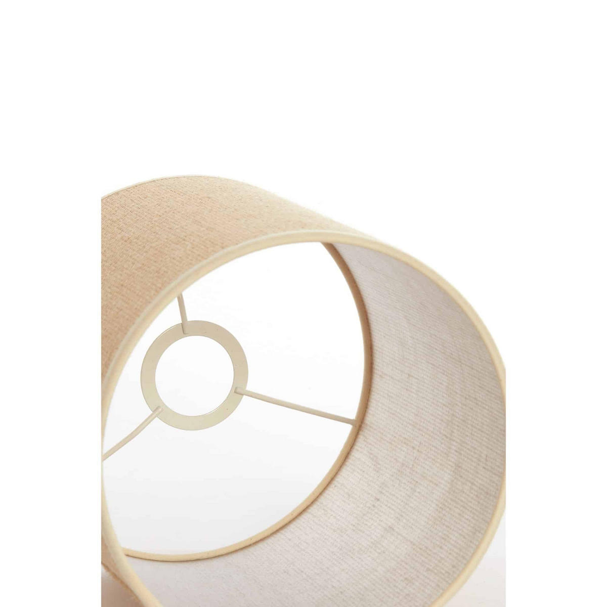 LAMPENSCHIRM Sendai Braun 20/20/23 cm - Braun, Textil (20/20/23cm) - Light & Living