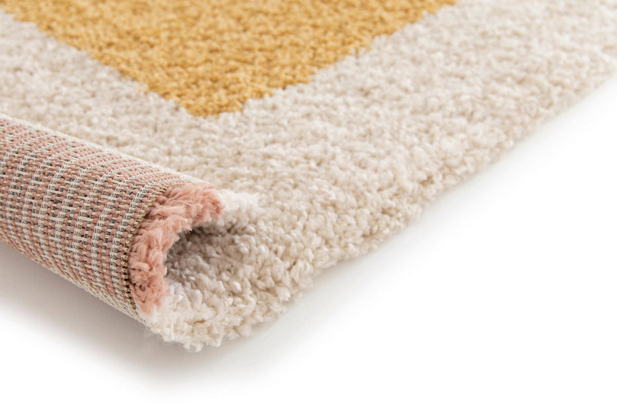 TEPPICH dicker und bequemer Shaggy gelb - Gelb, Textil (120/170cm) - AFK Living