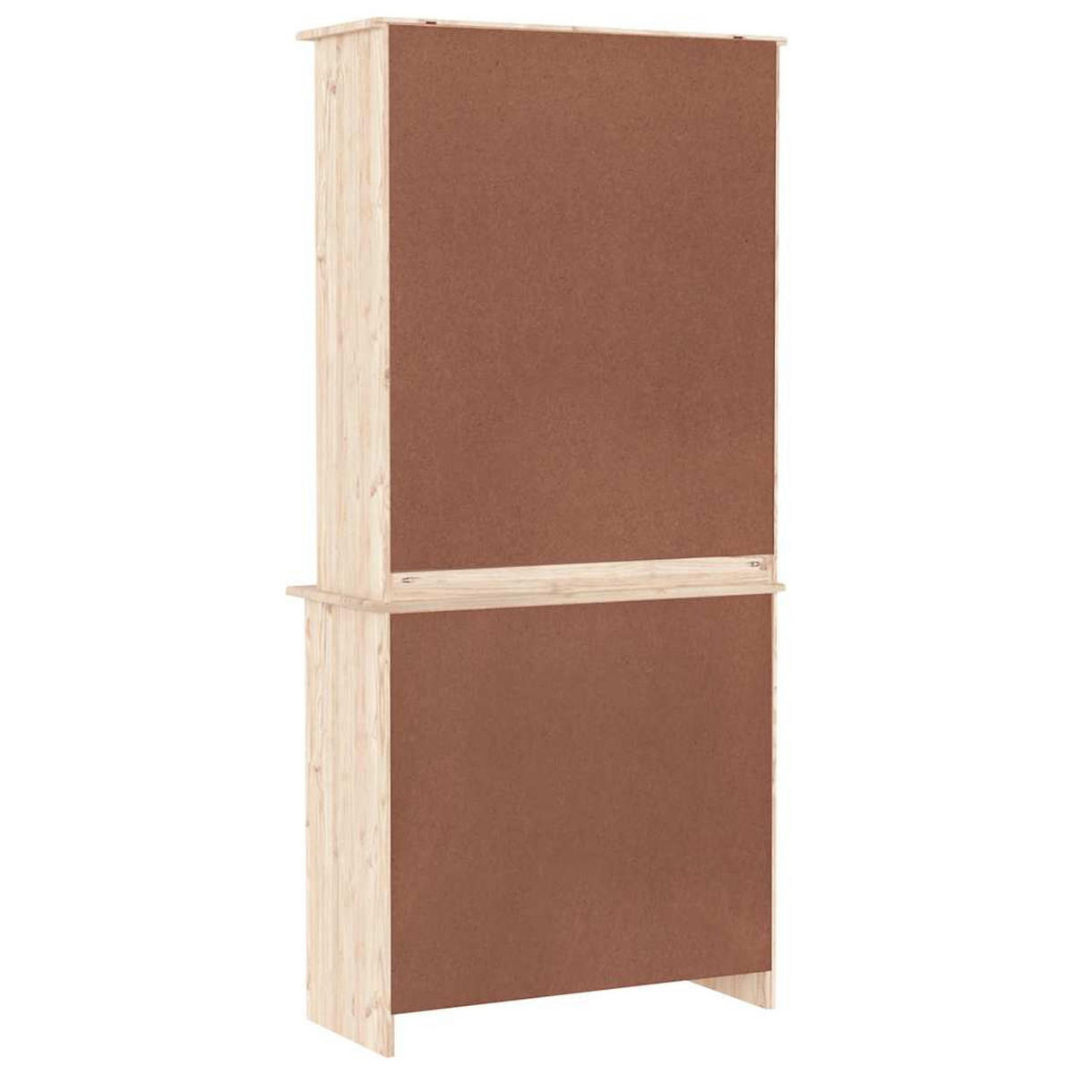 HIGHBOARD Alta 77/35/165 Cm Massivholz Kiefer - Braun, Holz (35/165/77cm) - vidaXL