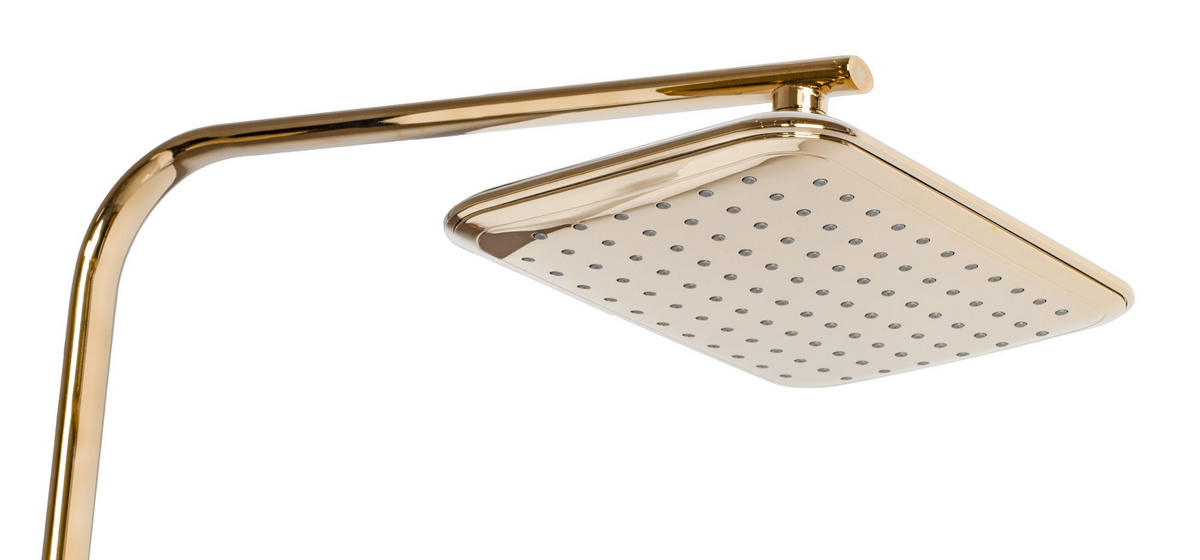 DUSCHSET Rea Tom Gold - Goldfarben, Metall (27.5/120/39cm) - REA