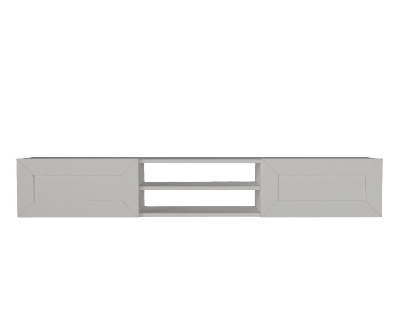 TV-LOWBOARD Hängend Piuma Weiß - Weiß, Holzwerkstoff (180/29.1/29.6cm) - moebel17