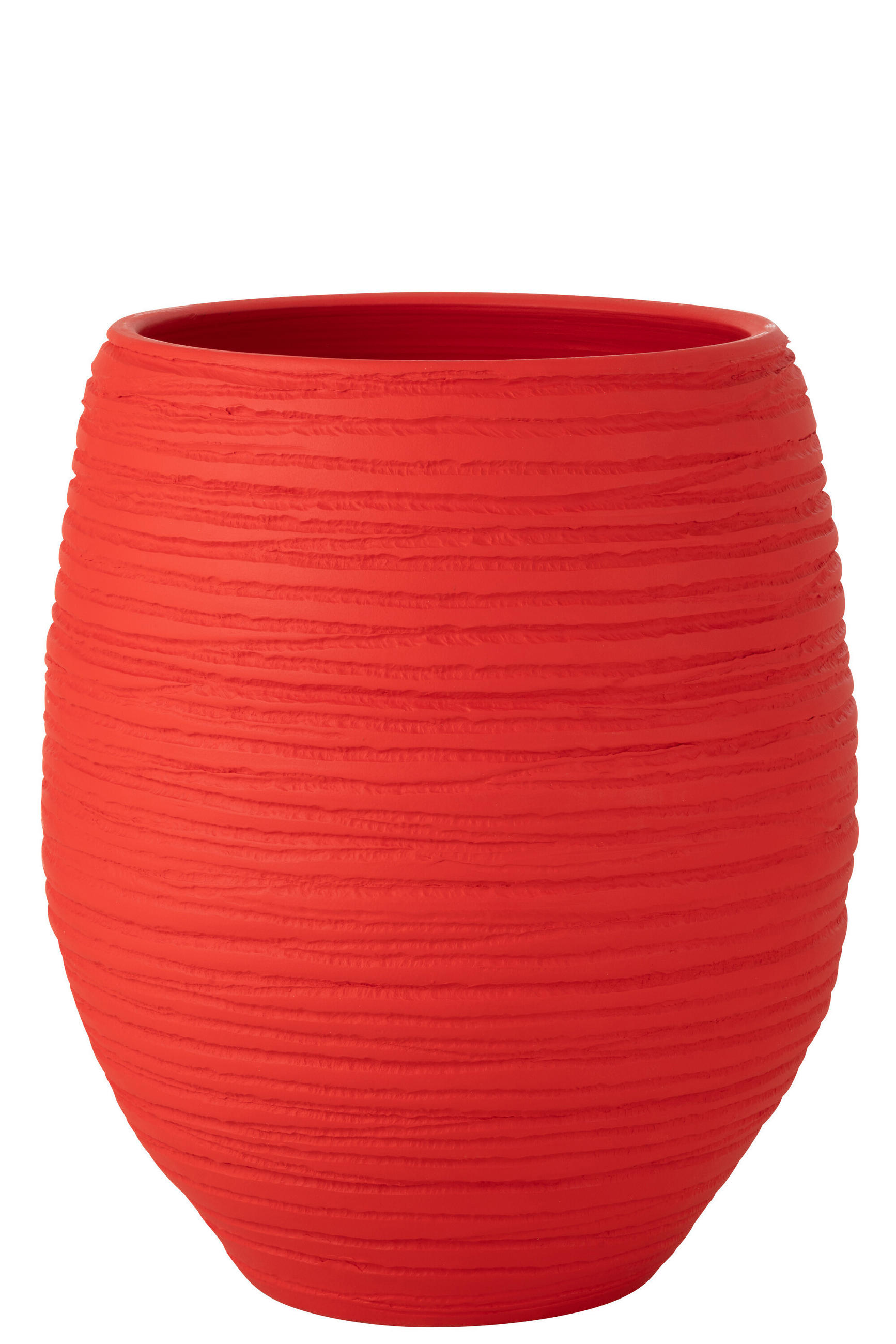 BLUMENTOPF FIESTA - Töpferei - Rot - L - Ø 44 cm - Rot, Keramik (44/60cm) - J-Line
