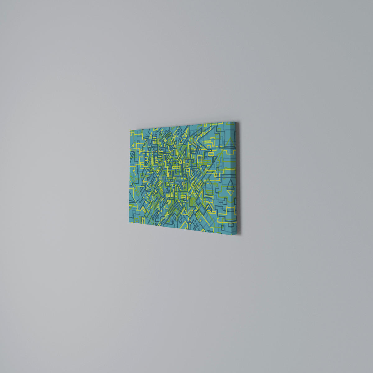 LEINWANDBILD Nostalgic Memories 120/80 cm - Blau, Textil (120/80cm) - SpaceRebels