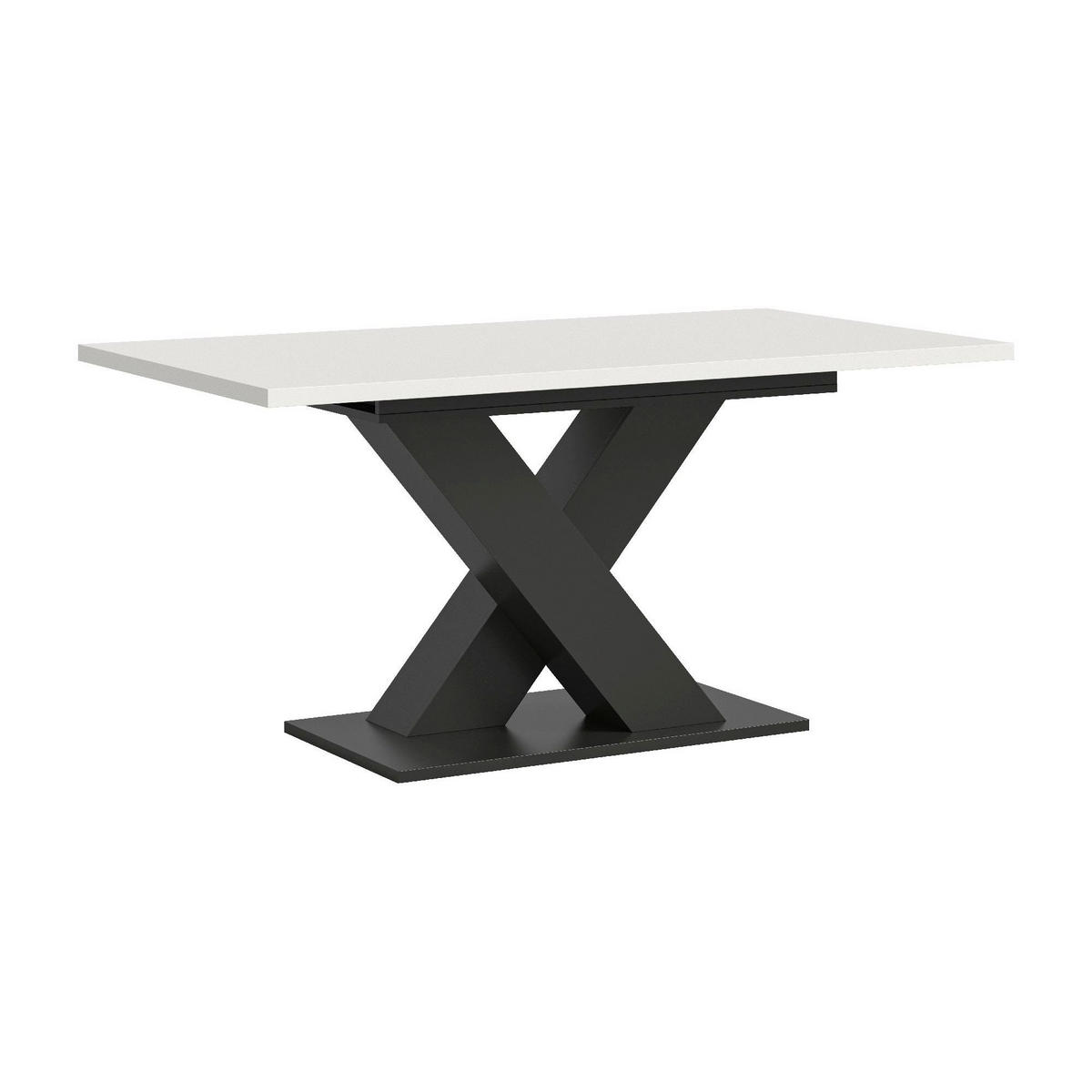 ESSTISCH Motion 90/150/76 cm - Grau, Holzwerkstoff (90/150/76cm) - Xonox