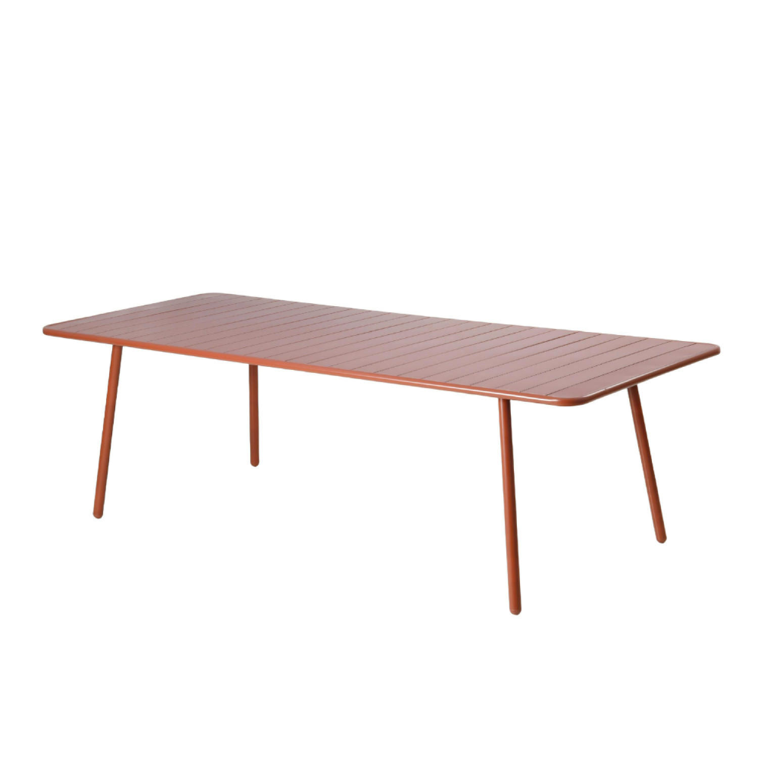 GARTENTISCH Bergame Terrakotta 10-sitzig - Terracotta, Metall (234/96/72cm) - Concept Usine