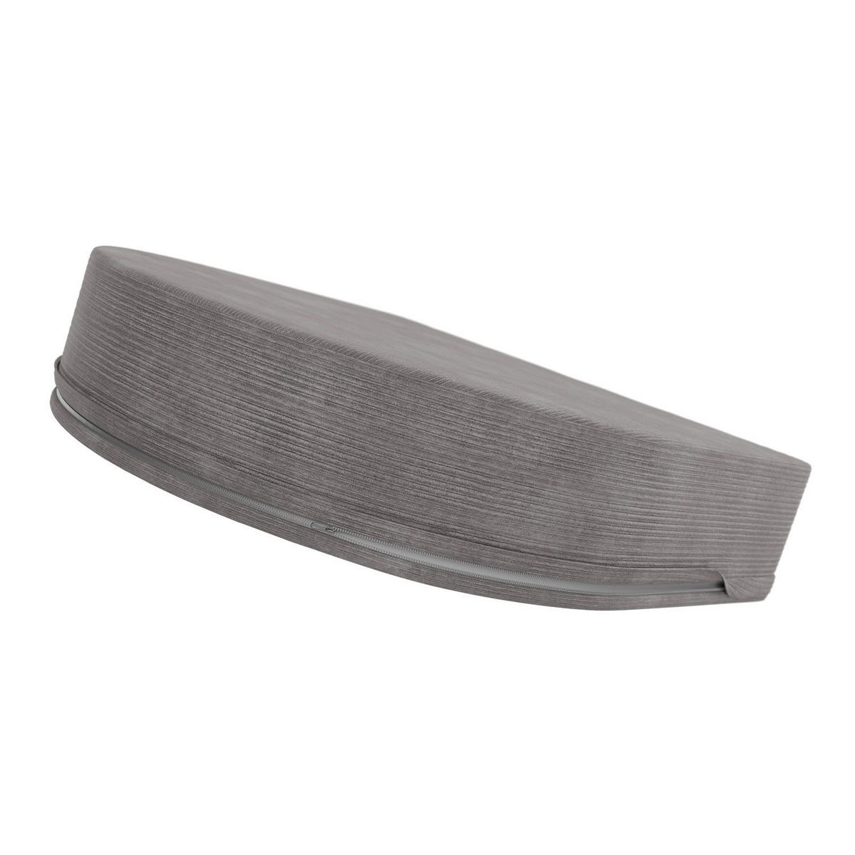 KINDERSOFA Kayo cord hellgrau - Hellgrau, Textil (150/50/75cm) - Juskys