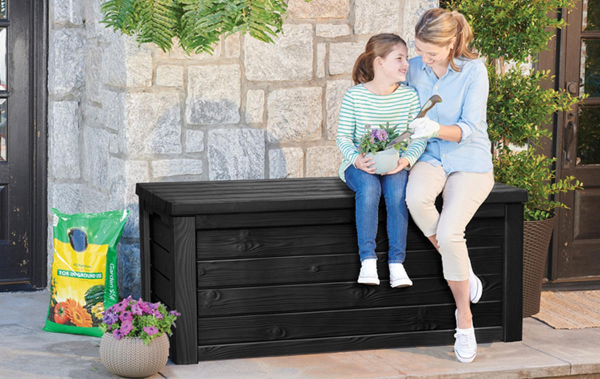 GARTENBOX Eastwood - Anthrazit, Kunststoff (72.4/64.4/155cm) - Keter