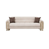 3-SITZER SOFA Multan Beige - Beige, Holzwerkstoff/Textil (240/85/95cm)