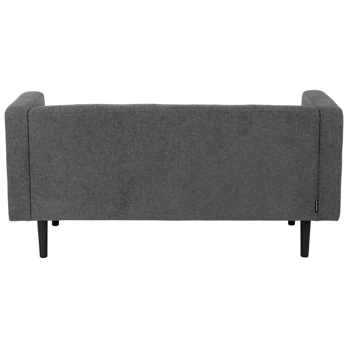 KINDERSOFA 2-Sitzer Keavy Flachgewebe anthrazit - Anthrazit, Kunststoff (102/57/34cm) - 58aufmkessel