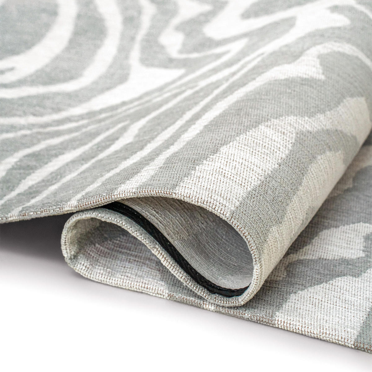 TEPPICH Yaounde Lola&Moi 240/340 cm - Grau, Kunststoff/Textil (240/340cm) - Lola&Moi