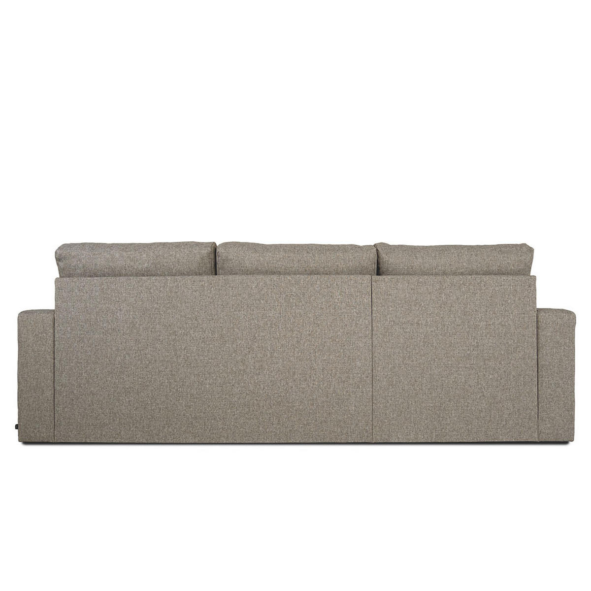 ECKSCHLAFSOFA grau sandfarben - Sandfarben, Textil (230/151cm) - ebuy24