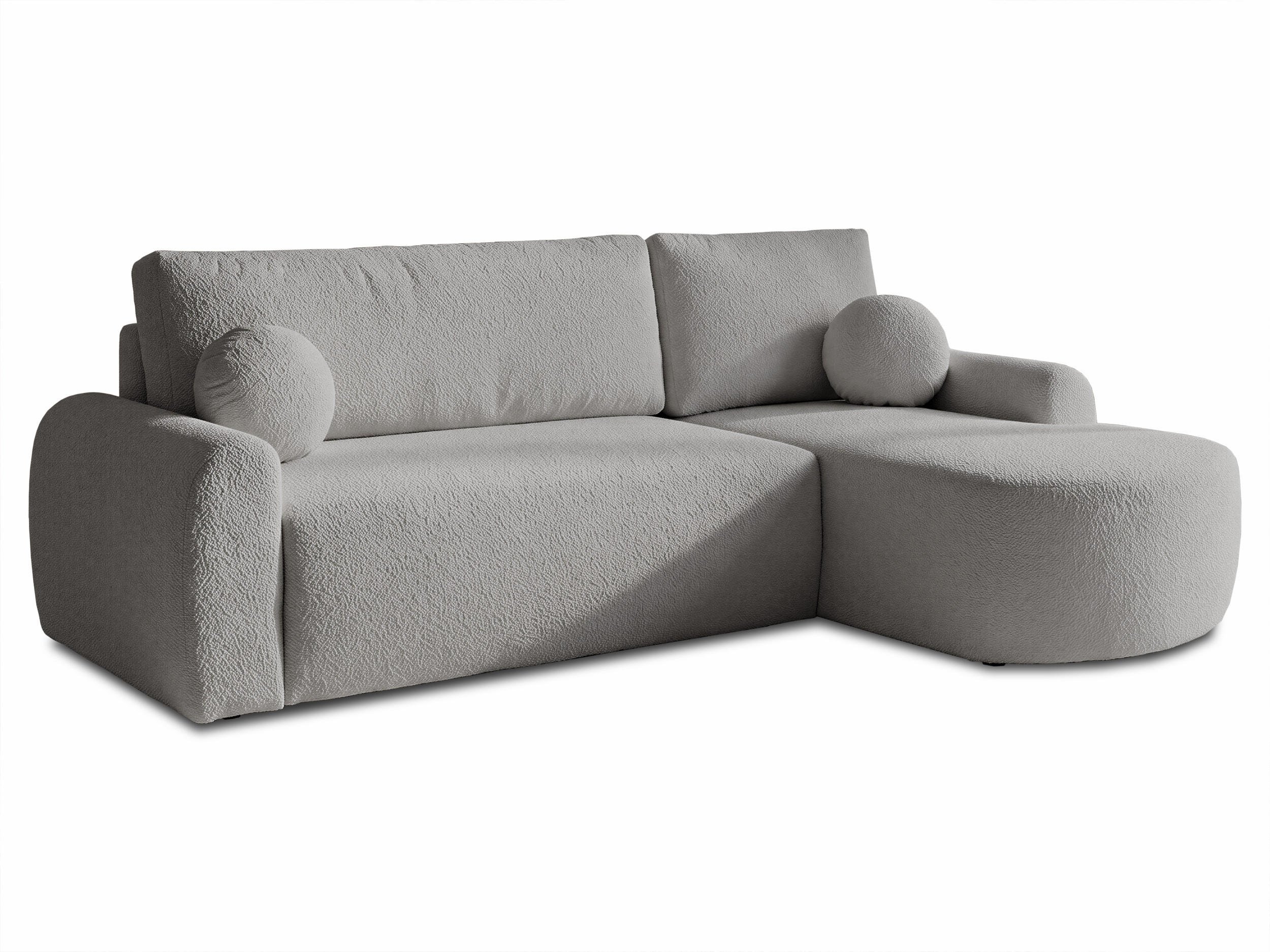ECKSOFA Jazz, Seite: Rechts - Grau, Holz/Textil (160/240cm) - Sofnet