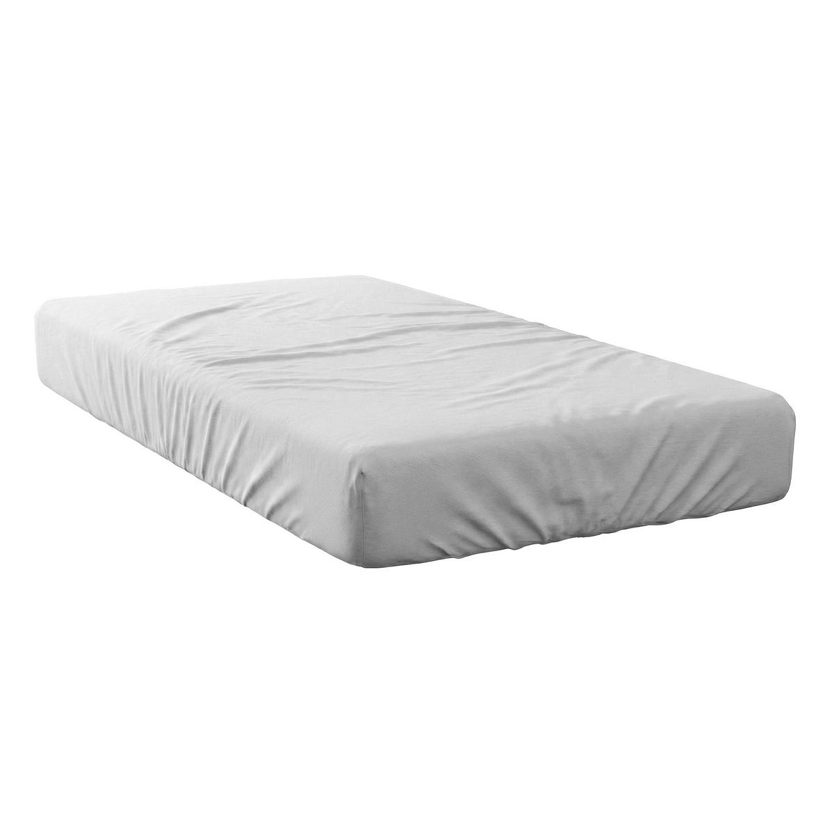 SPANNBETTLAKEN Basic Hellgrau 160x200x32 cm (Bett 150/160) - Grau, Textil (160/200cm) - Happy Friday