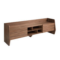 TV-ELEMENT Rechteckig Walnuss 180/45/56 - Walnussfarben, Holz (180/56/45cm) - ANGEL CERDA