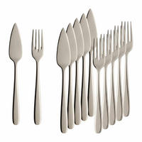 FISCHBESTECK Daily Line silber 6er Set - Silberfarben, Metall - Villeroy & Boch