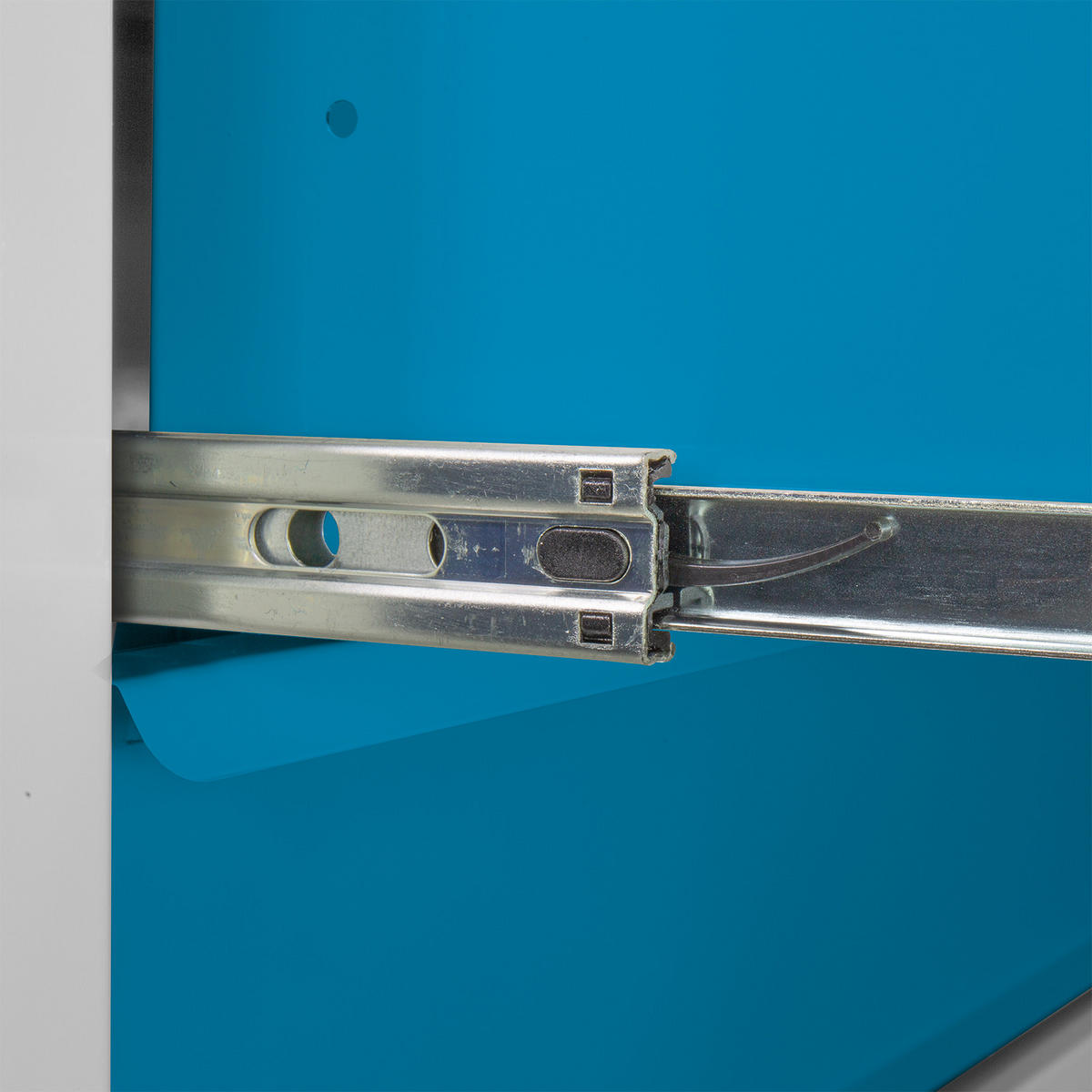 SCHUBLADENSCHRANK Kobra mit 6 Schubladen 75x70x43,5cm Lichtgrau/Lichtblau - Blau/Grau, Metall (70/75/44cm) - PROREGAL