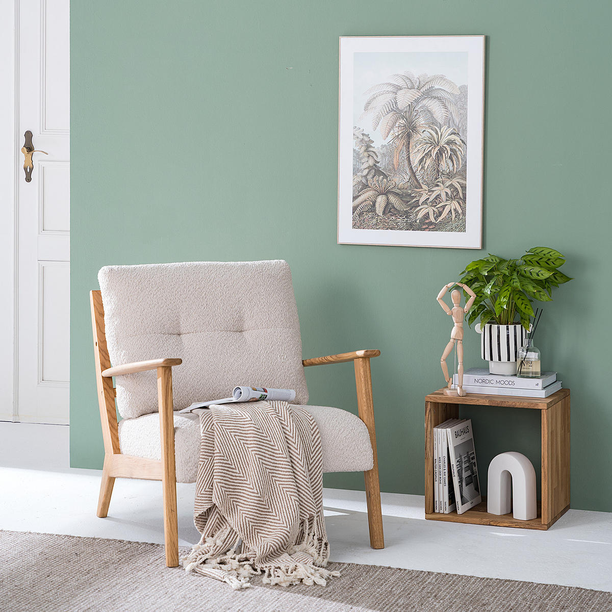 REGAL - Massivholz - Eichefarben, Holz (39/39/35cm) - home24