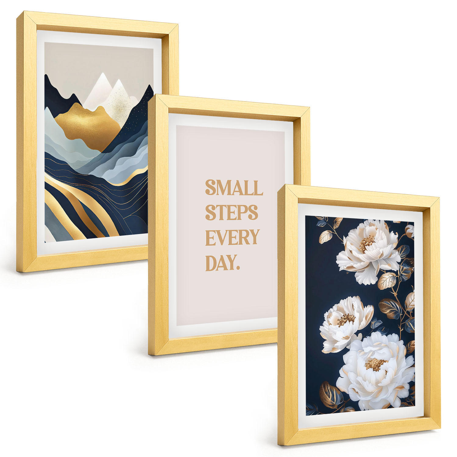 Tulup Bilder Gold 20x30 cm