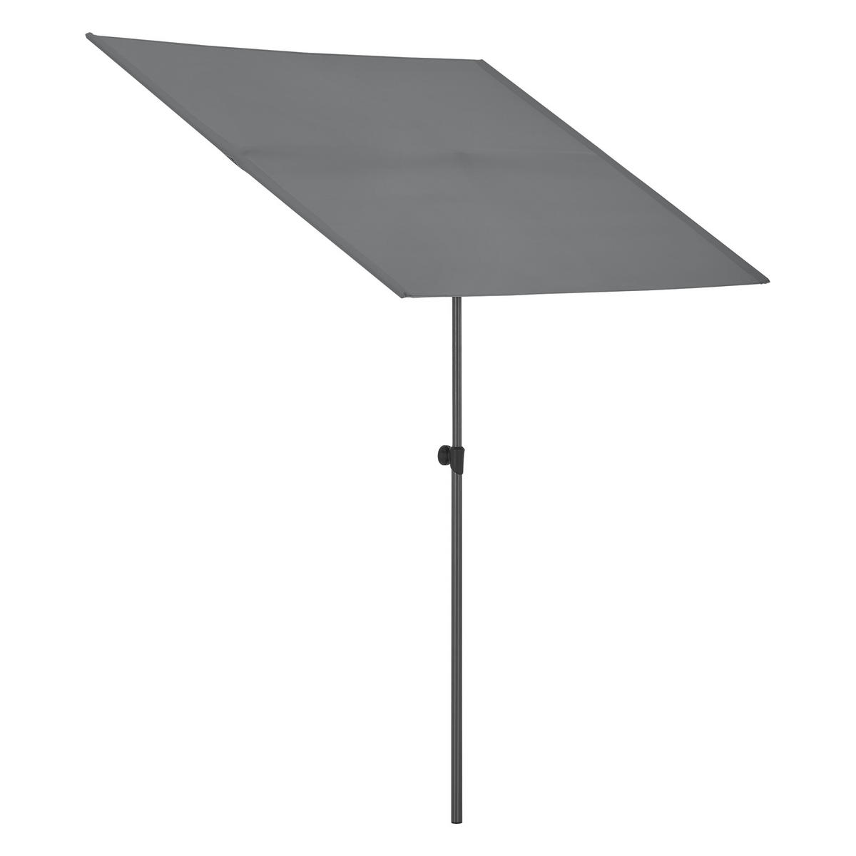 SONNENSCHIRM Carsoli - Grau, Textil/Metall (180/130cm) - pro.tec