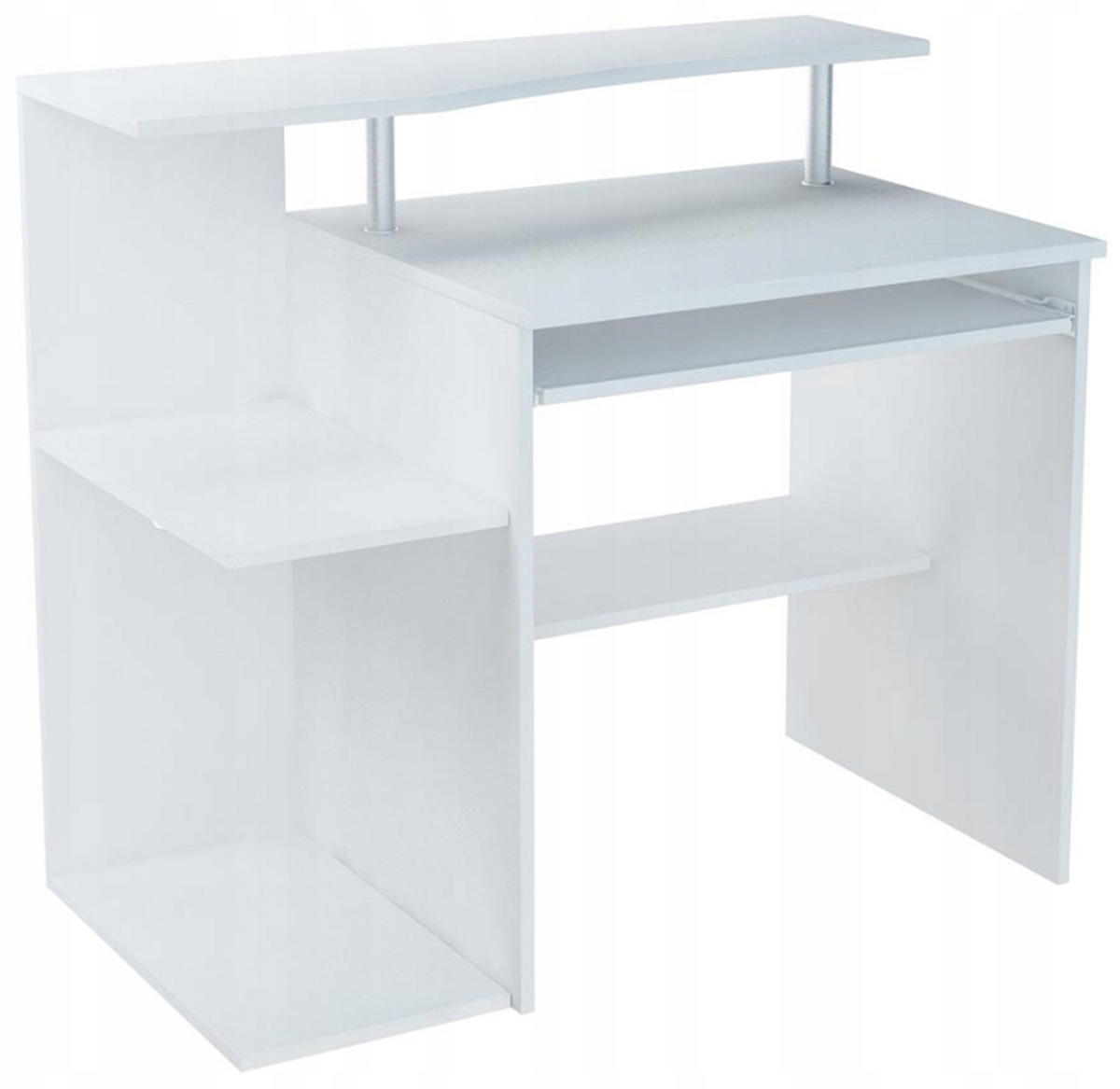 SCHREIBTISCH B1 Weiß 100/58/91 cm - Weiß, Holzwerkstoff (58/100/91cm) - Matkam Möbel