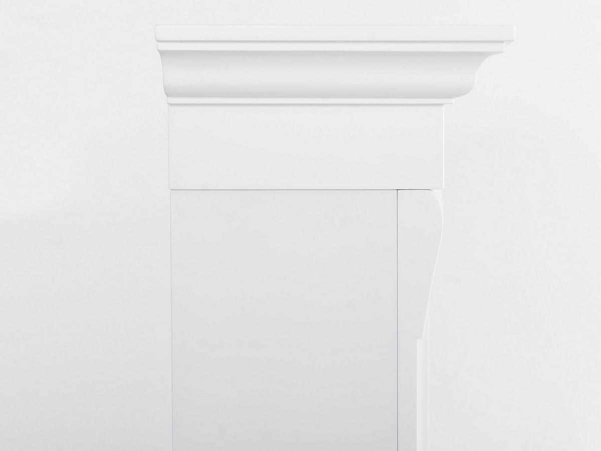 ELEKTROKAMIN Albion AF24 Weiß – Breite 90 cm, 3D-Flammeneffekt, LED-Beleuchtung, Heizfunktion - Weiß, Glas/Holzwerkstoff (110/91/34cm) - ArtiFlame