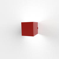 WANDLEUCHTE - Rot, Metall (10/10/10cm) - Lumicom