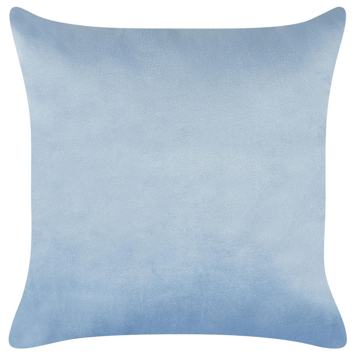 CHAISELONGUE Samtstoff blau linksseitig Gonesse - Blau/Goldfarben, Textil (164/72/77cm) - Beliani