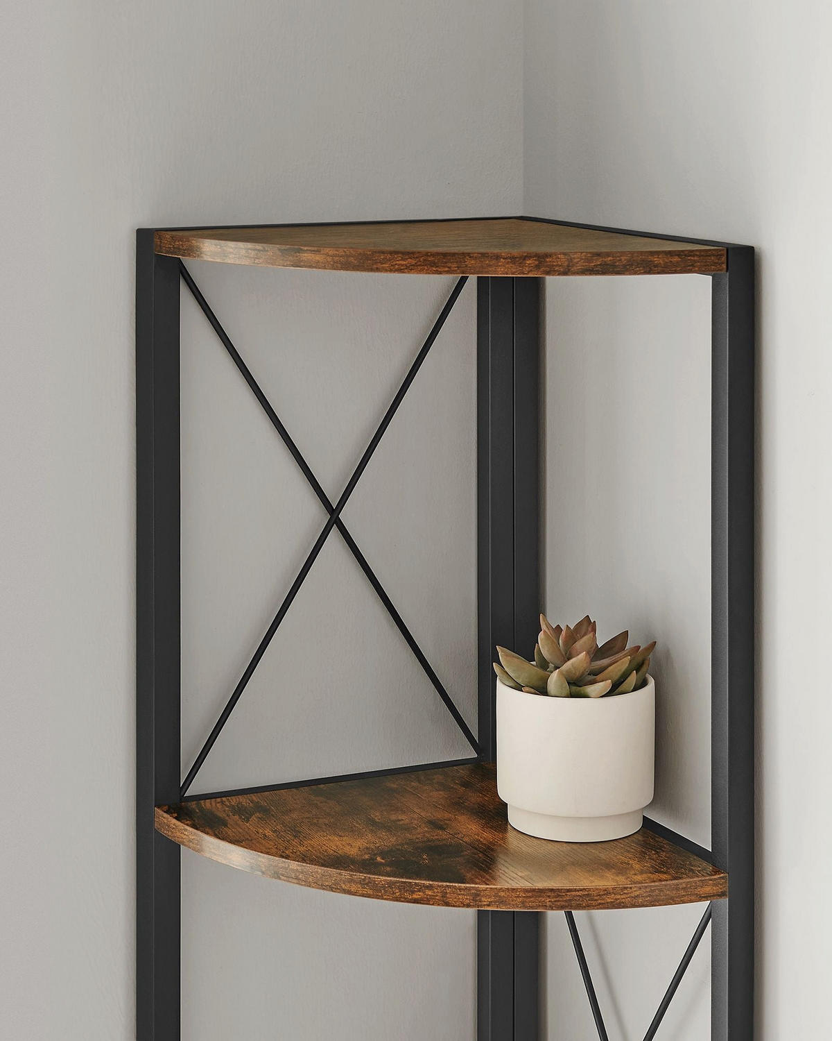 ECKREGAL WINDHOEK - Braun, Holzwerkstoff (30/160/30cm) - Hansiro
