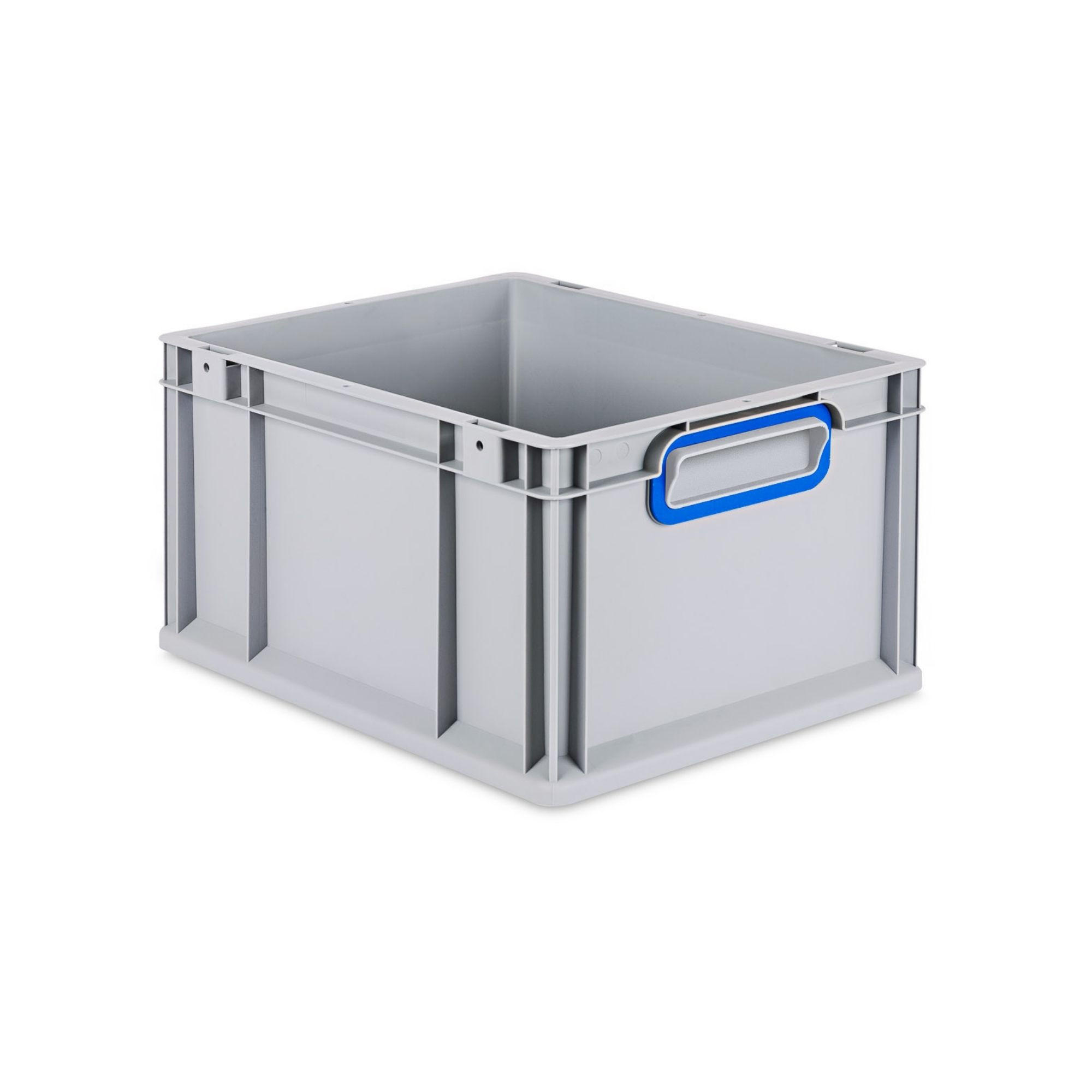 EUROBOX Nextgen Color 22x30x40cm 20 Liter Griffe Blau Geschlossen - Blau, Kunststoff (30/22/40cm) - PROREGAL