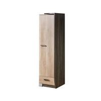 DREHTÜRENSCHRANK PALMERO 50/192,5/58cm 1-türig Braun - Eichefarben/Braun, Holzwerkstoff (50/192.5/58cm) - MASSENO