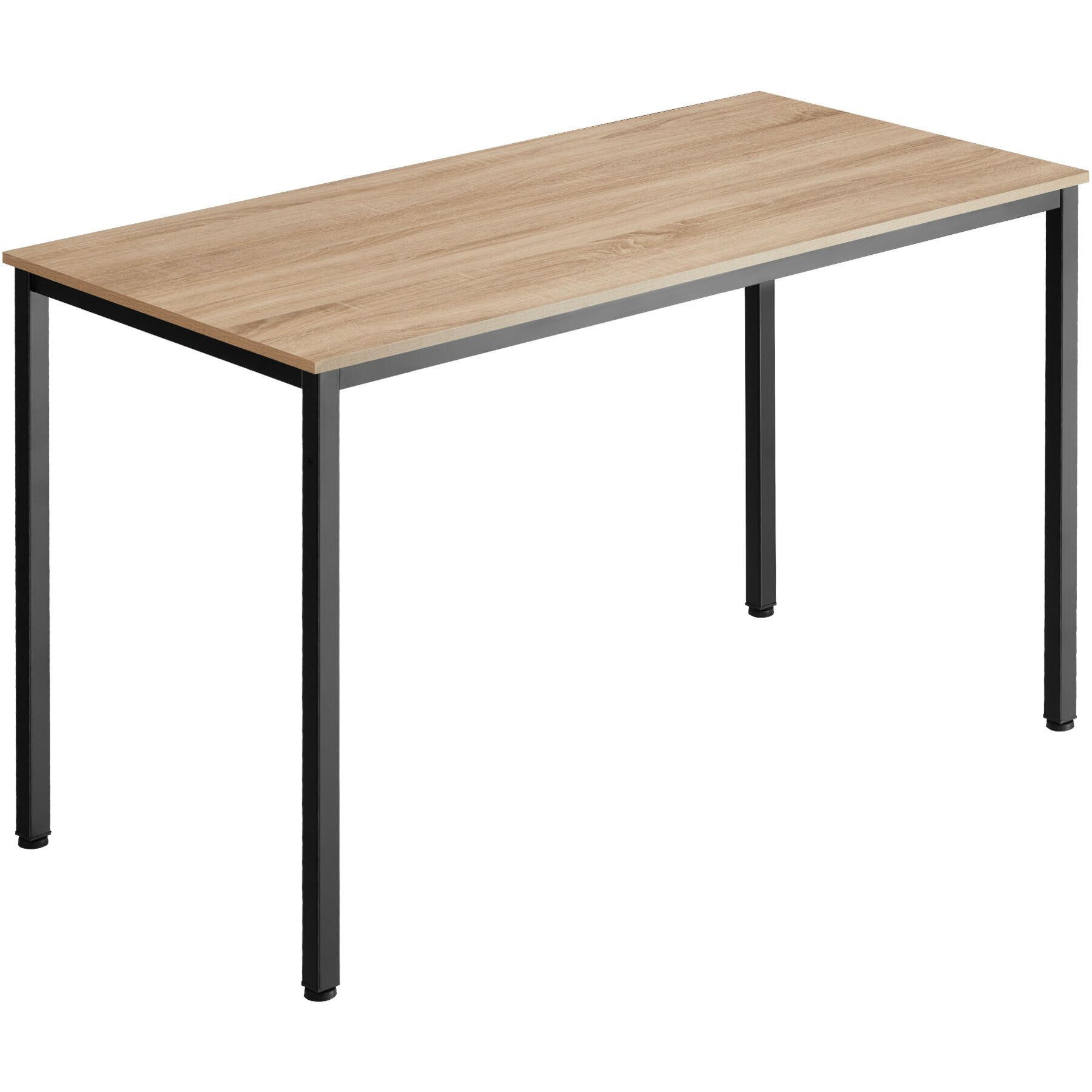 SCHREIBTISCH Vanport,120 x 60 x 75,5 cm,Industrial Holz hell, Eiche Sonoma - Naturfarben, Holzwerkstoff (120/60/75.5cm) - tectake