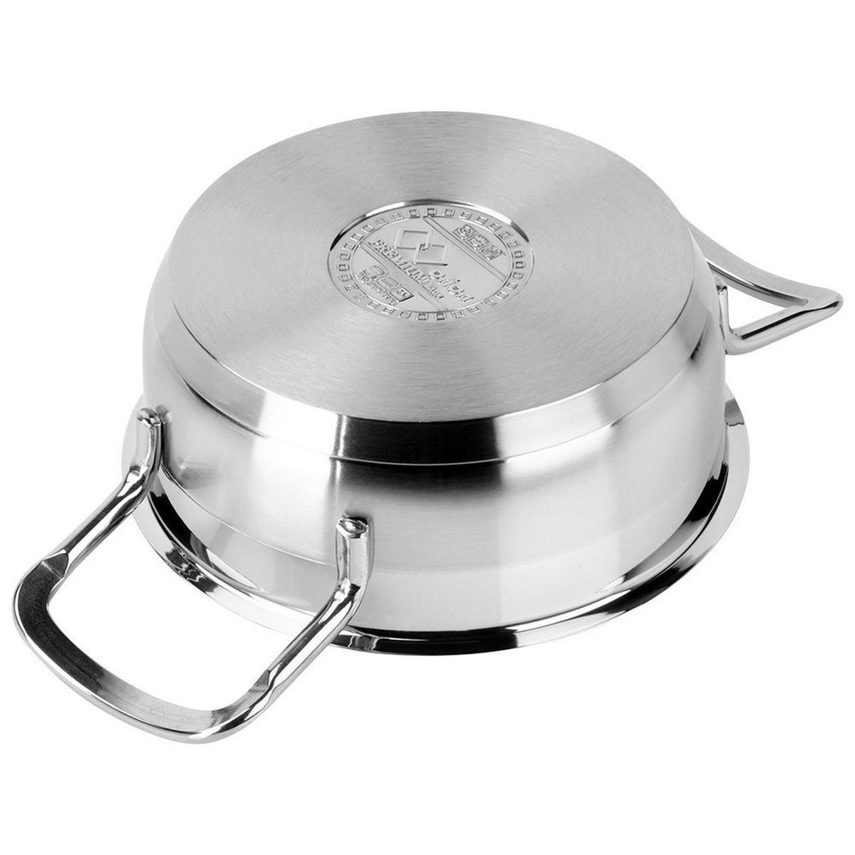 KOCHTOPF Anett mit Edelstahldeckel silber - Silberfarben, Metall (0.7cm) - Orion 