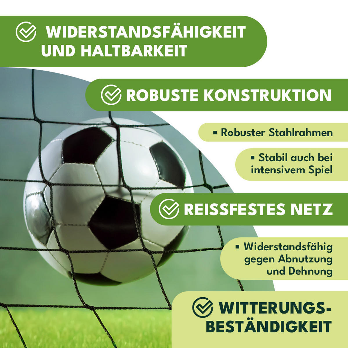 FUSSBALLTOR Rot - Rot, Metall (240/90cm) - KRUMAD