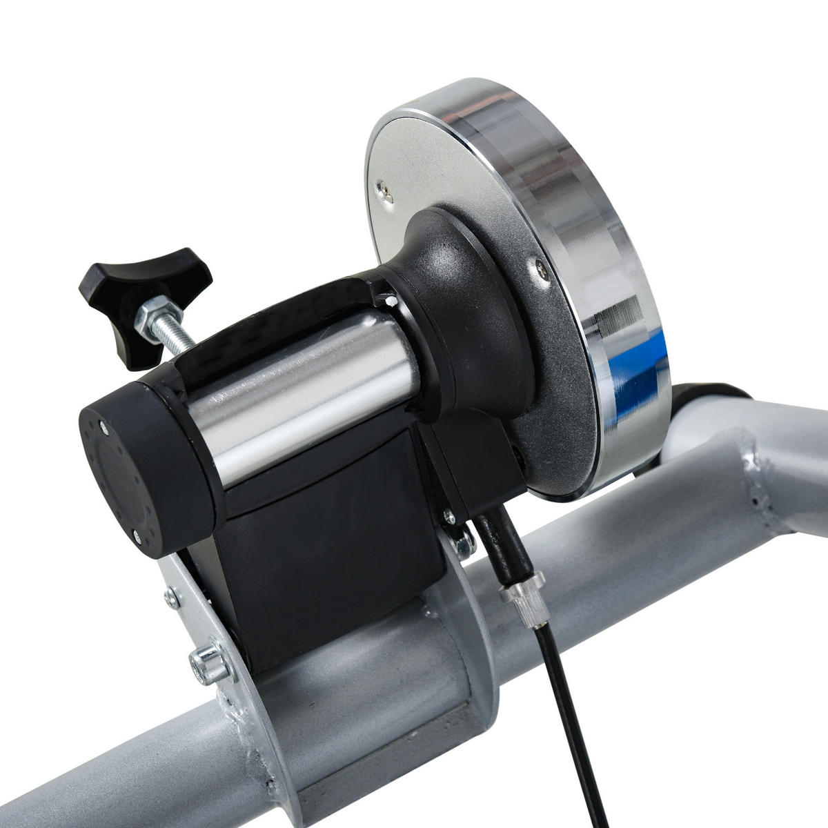 ROLLENTRAINER Fahrradtrainer mit Magnetbremse für 650C, 700C/26"-29" - Blau, Metall (56/47.5/77cm)