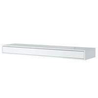 LOWBOARD Buche 180x43x17 weiß lackiert WIEN #115 - Weiß, Holz (180/17/43cm) - Massivmoebel24
