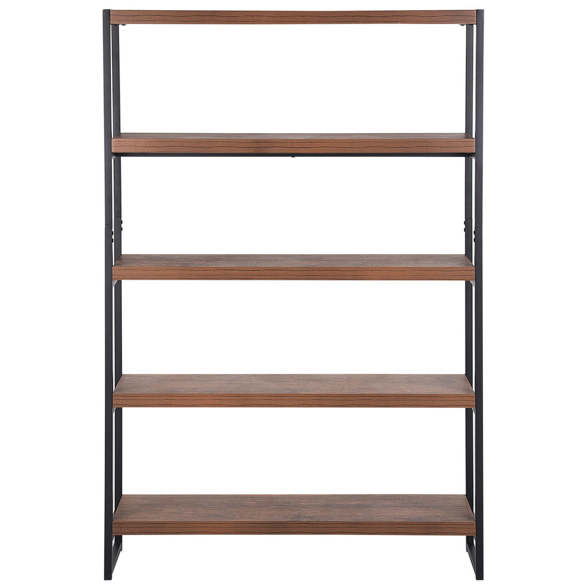 REGAL 4 Fächer Tifton - Dunkelbraun, Holzwerkstoff (100/155/30cm) - Beliani