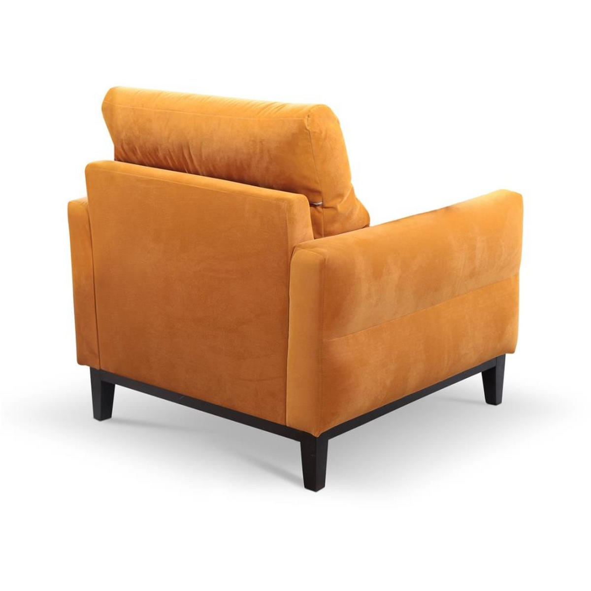 RELAXSESSEL Belweder Velours gelb - Wengefarben/Gelb, Holz/Textil (94/95/94cm) - Beautysofa