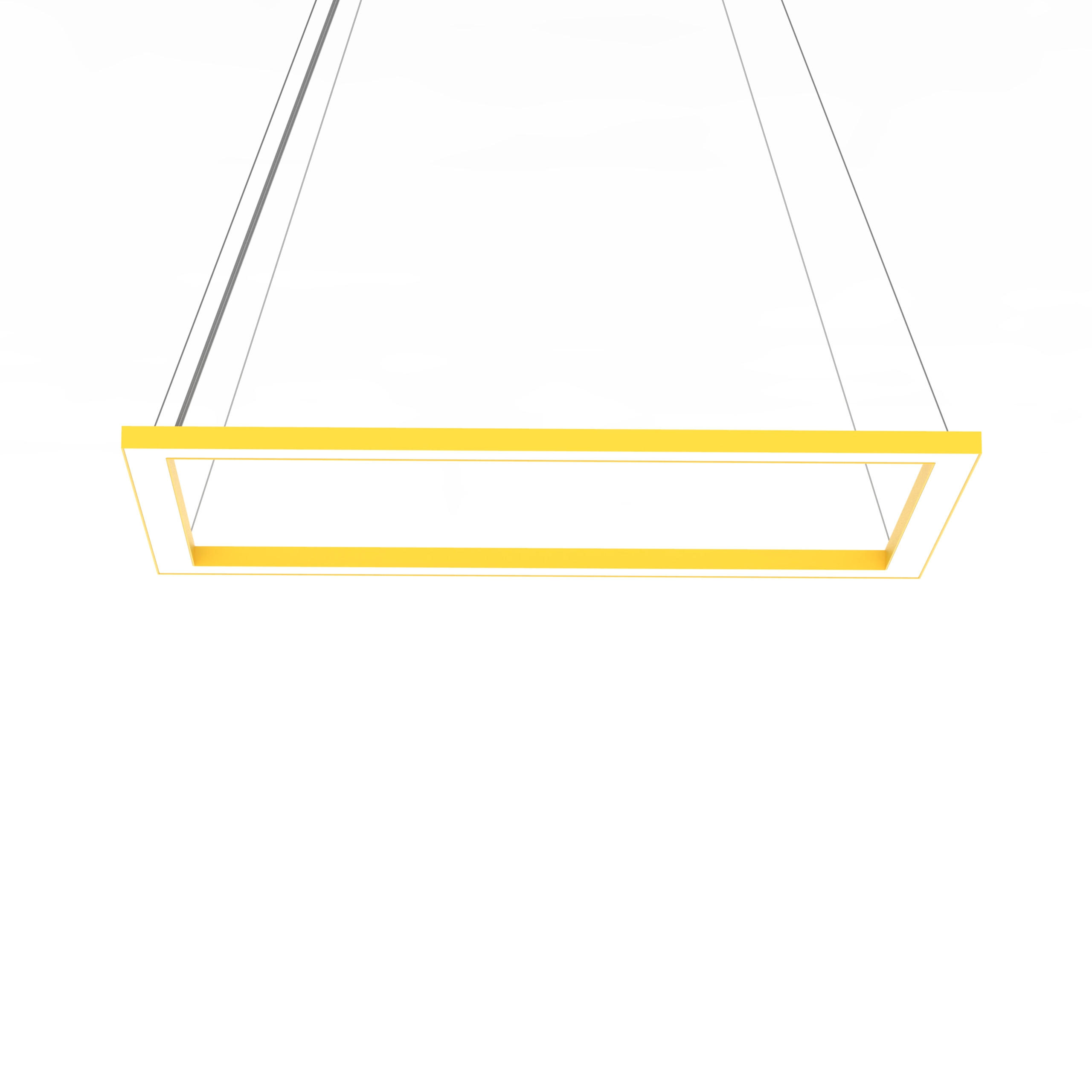 LED-HÄNGELEUCHTE - Gelb, Metall (40/60/100cm) - Lumicom