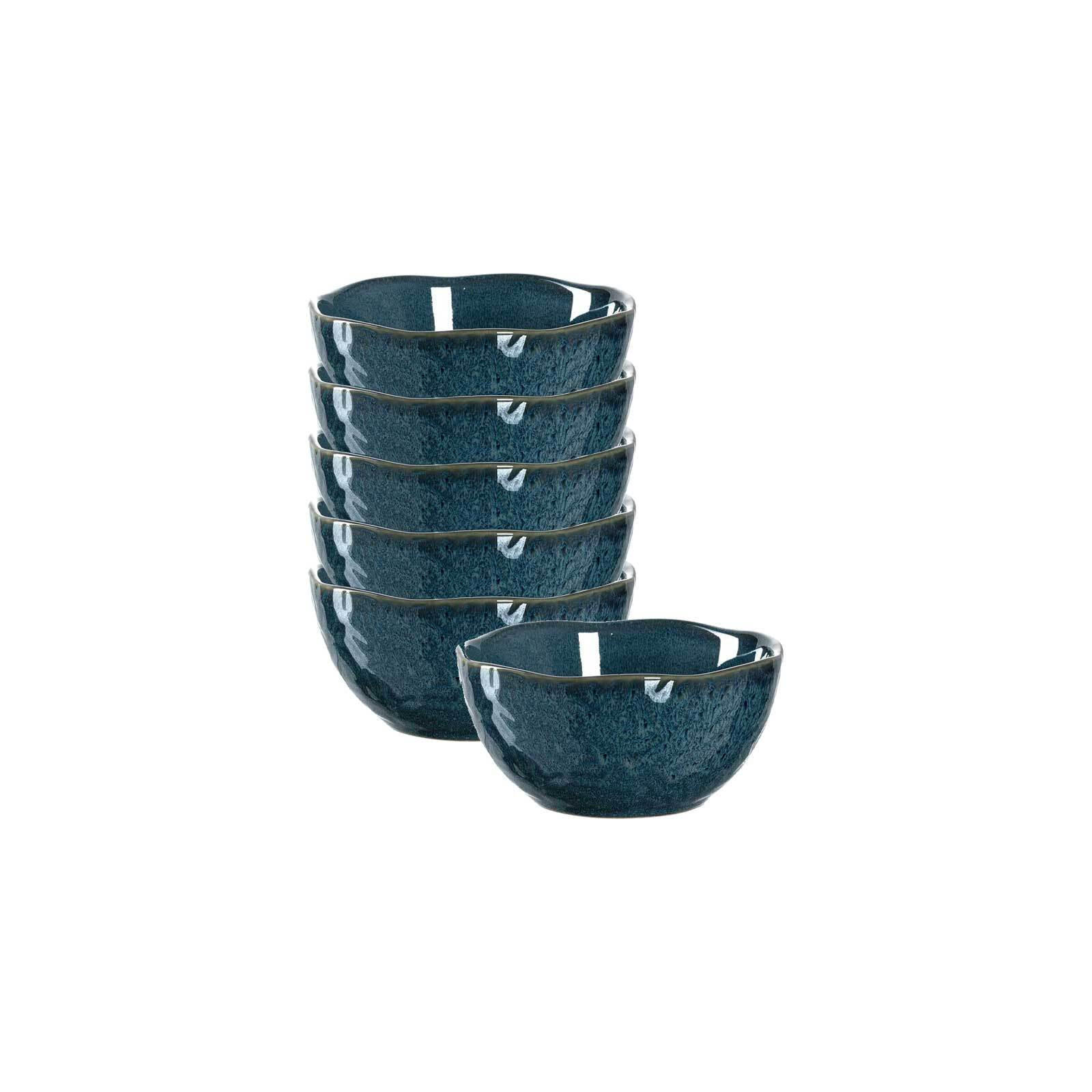 SCHALEN Matera blau ø 12.0 cm 6er Set - Blau, Keramik (12cm) - Leonardo Living