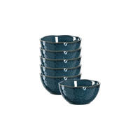 SCHALEN Matera blau ø 12.0 cm 6er Set - Blau, Keramik (12cm) - Leonardo Living