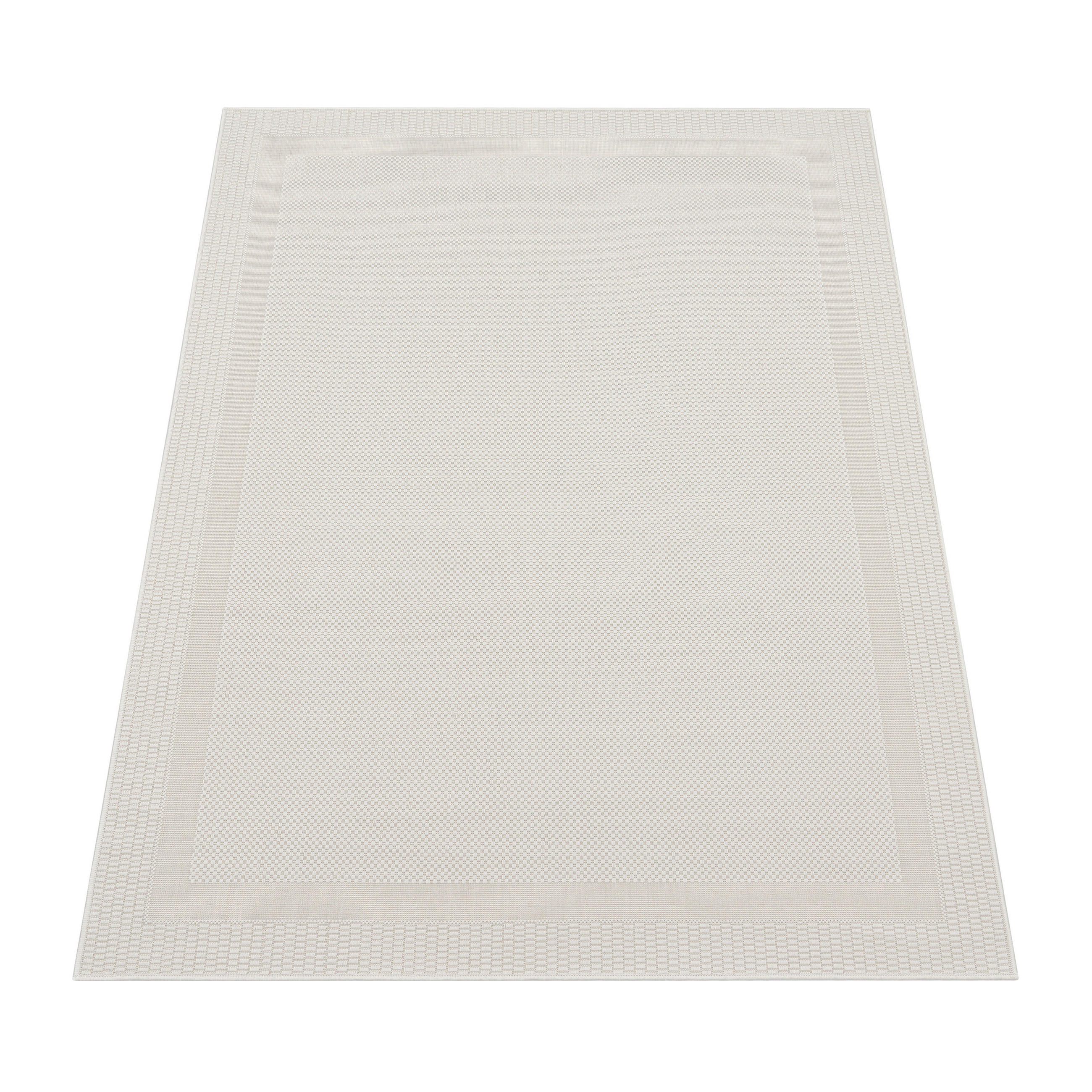 OUTDOORTEPPICH 200/280 cm Roma 272 - Weiß, Textil (200/280cm) - Paco Home