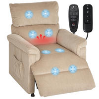MASSAGESESSEL DE-06385 leiser Motor, Memory-Funktion, 150° neigbar, USB Braun - Braun, Textil/Metall (86/105/94cm) - ComfortXL