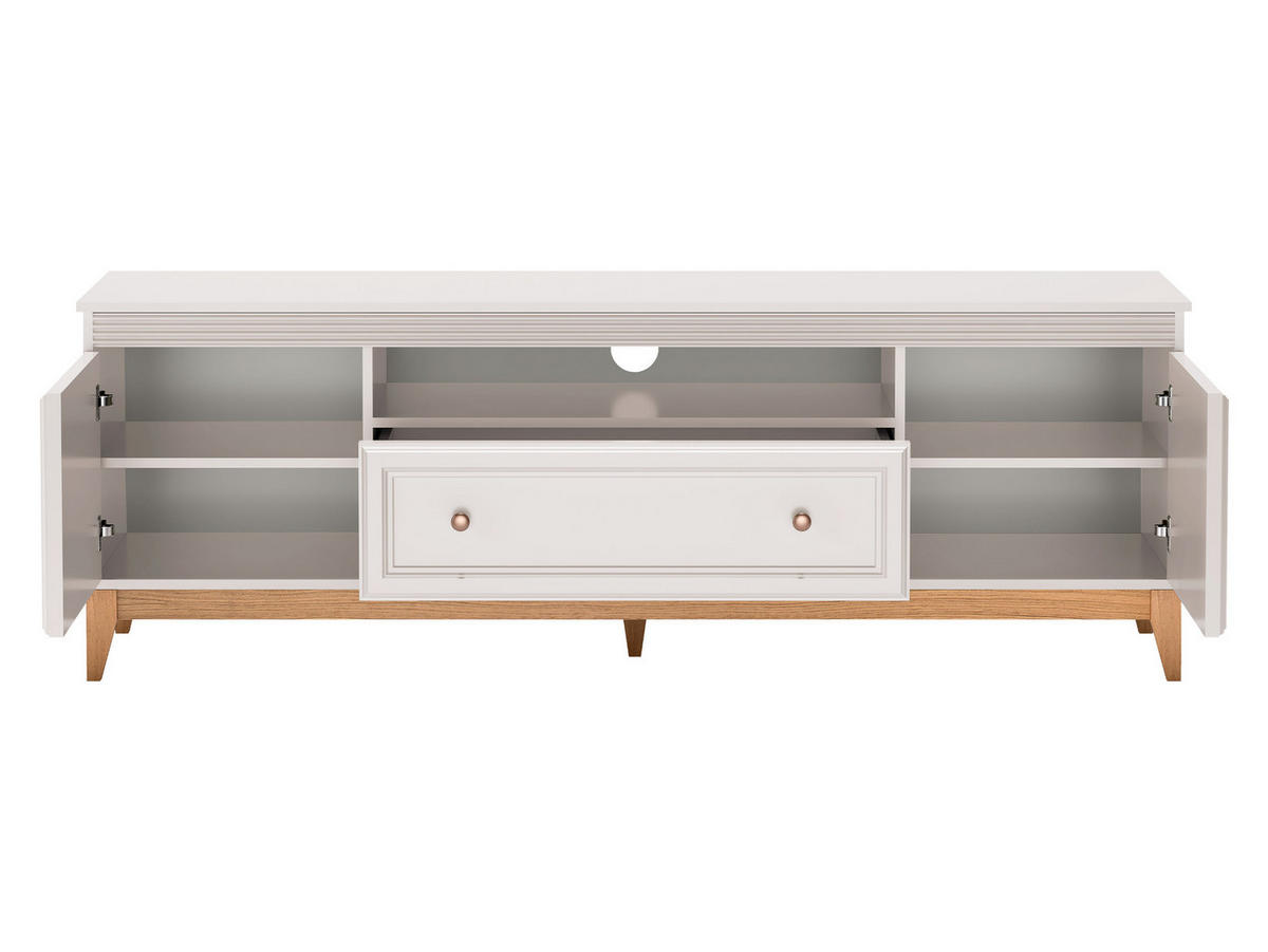 TV-LOWBOARD Windsor W-09 - Kaschmir/Eichefarben, Holz/Holzwerkstoff (179/62/41cm) - MIRJAN24