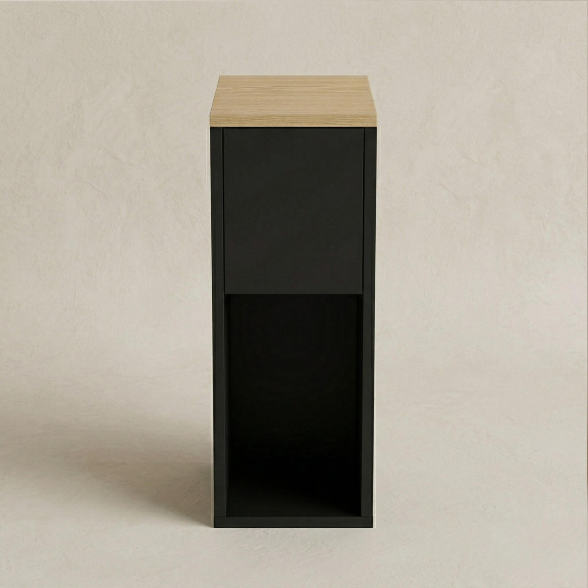 BEISTELLTISCH Teny 20/30/55 cm - Schwarz, Holzwerkstoff (20/55/30cm) - EDAXO