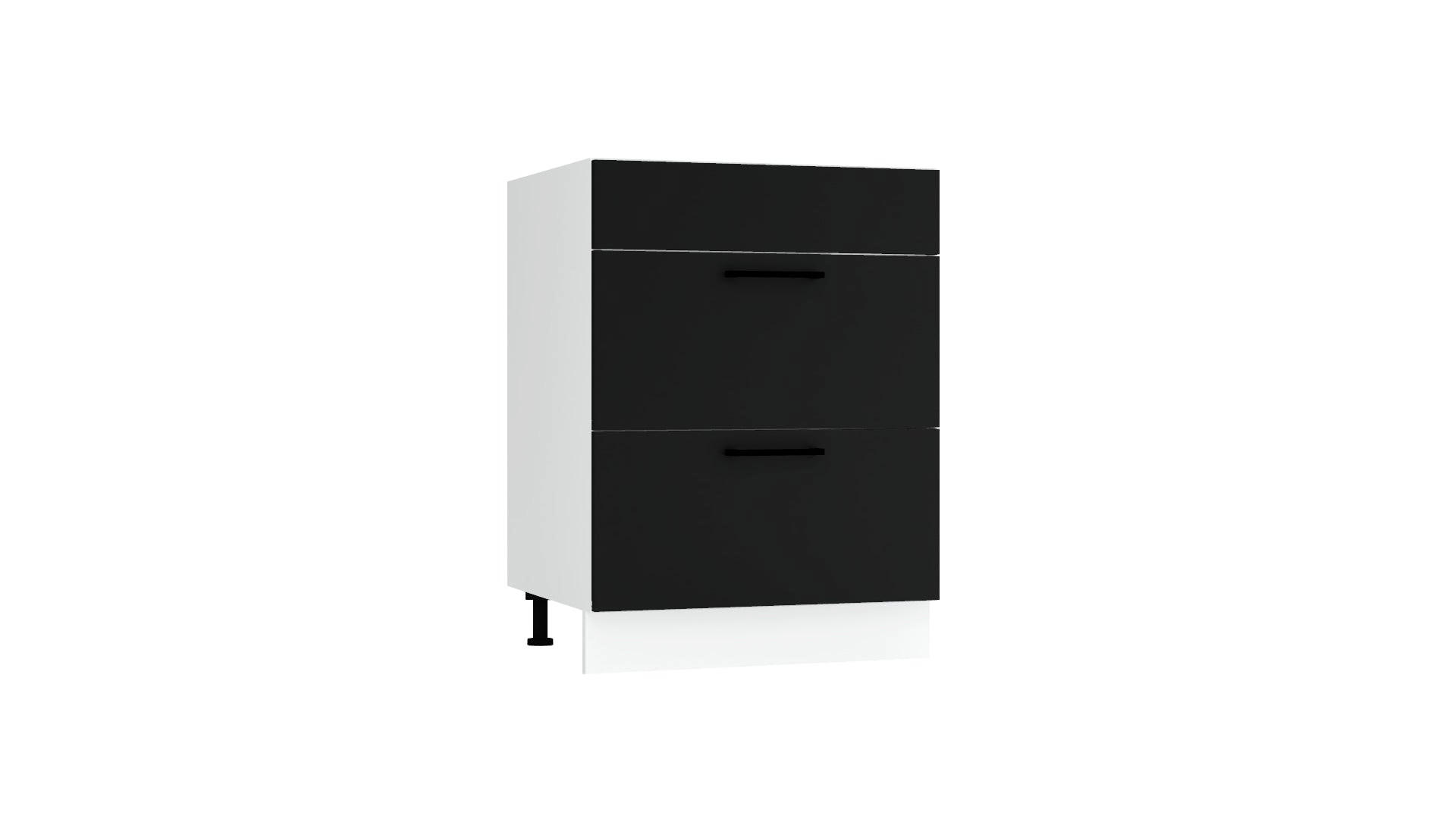 UNTERSCHRANK D60PC S/2 – Morvex – Stilvolles Design – Dúnkelblau - Blau, Holzwerkstoff (60/82/52.4cm) - ROYAL24_MARKT