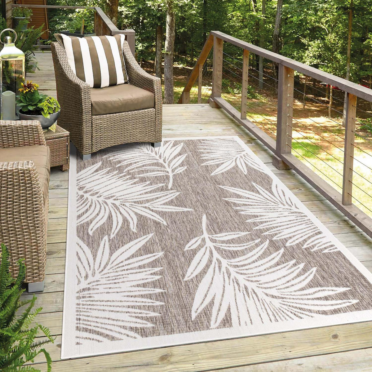 OUTDOOR-TEPPICH Sun 468 Beige 280x380 cm - Beige, Textil (280/380cm) - carpet city