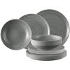 TELLER-SET Terra Perlgrau 18er Set - Grau, Keramik (1/1/1cm) - Seltmann Weiden