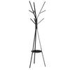 KLEIDERSTÄNDER - Schwarz, Holzwerkstoff/Metall (45/180/45cm) - HOMCOM