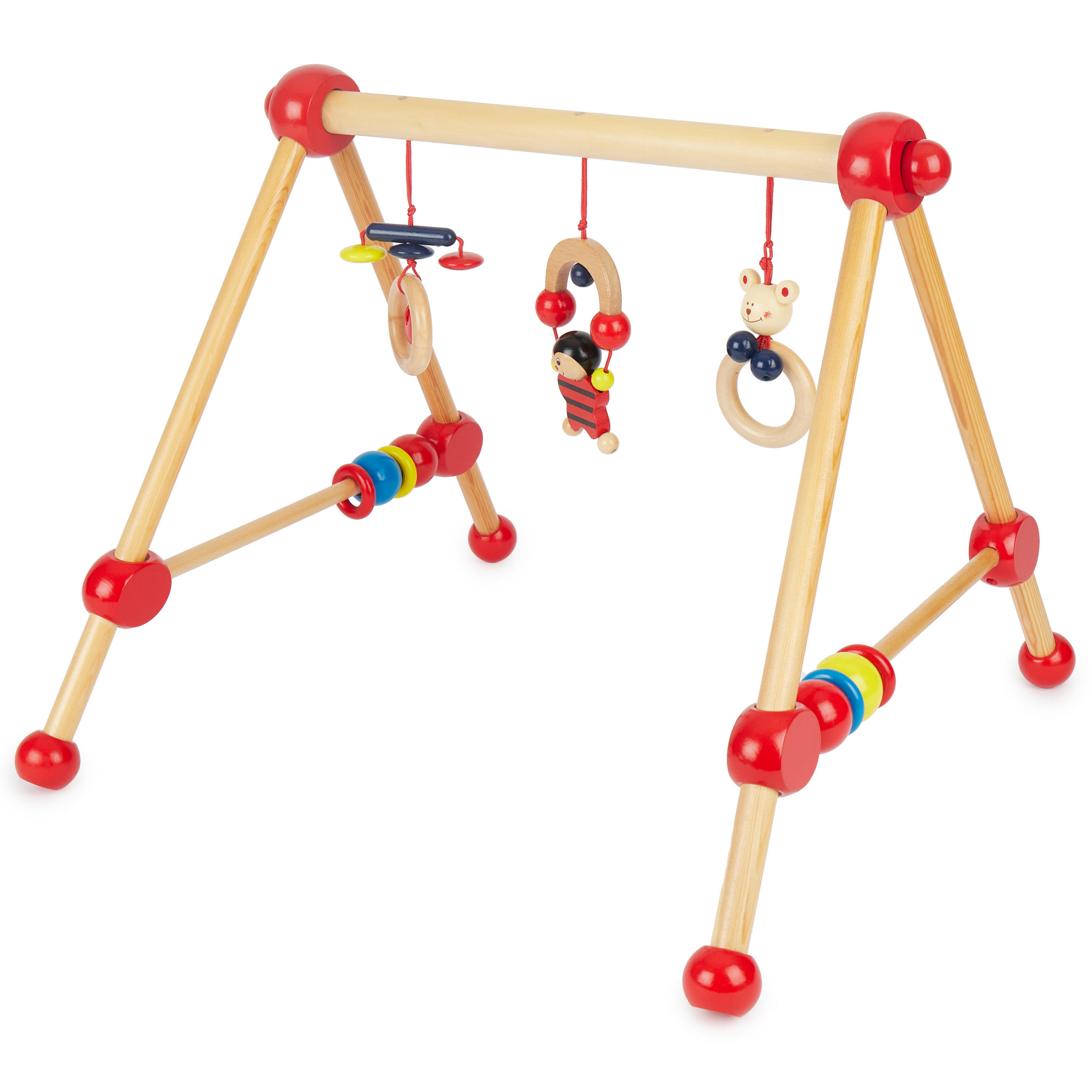 SPIELBOGEN aus Holz Babys - Rot, Holz (54/54cm) - Bieco Spielwaren