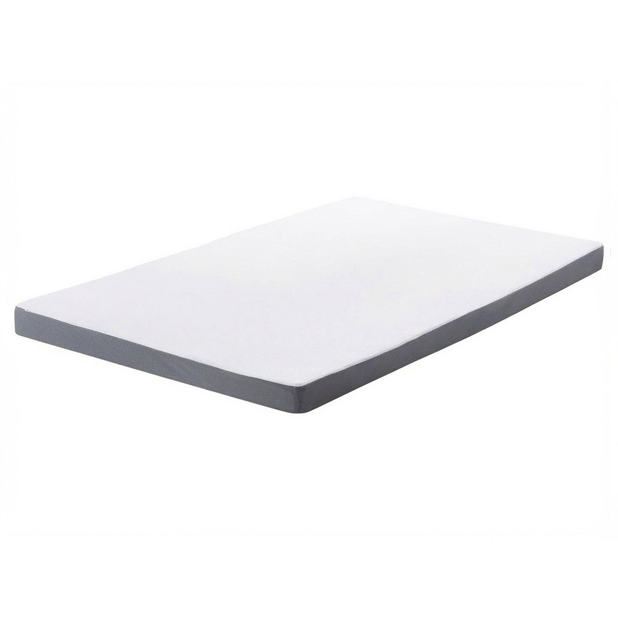 PĚNOVÁ MATRACE střední 80/200/10 cm Piccolo - bílá, textil (80/200cm) - Beliani